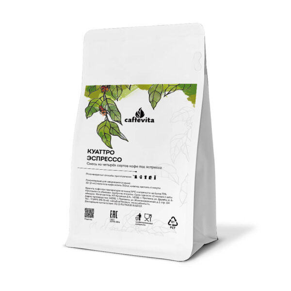 Куаттро эспрессо кофе caffevita кафевита